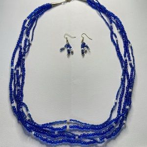 Hand-crafted Necklace and Earrings